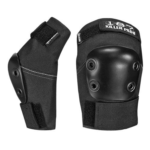 187 KILLER PADS - CODERAS PRO ELBOW PADS BLACK